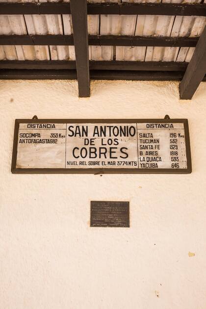 La estación de San Antonio de los Cobres. Foto: Sebastián Pani