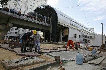 La estación por fuera