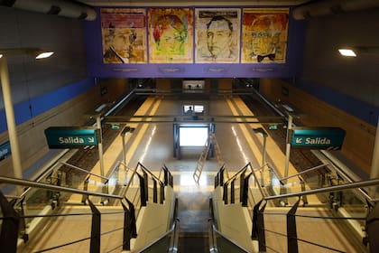 La estación San Pedrito, de la línea A, tiene abiertos los molinetes de las 9 hasta las 11 por una medida de fuerza gremial
