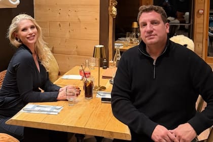 La estadía romántica de Maxi López y Daniela Christiansson en los Alpes franceses