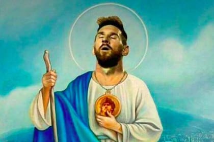 La estampita de Messi que se viralizó en las redes sociales