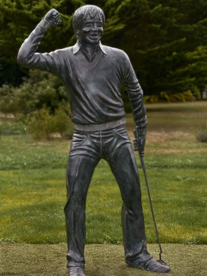 La estatua antes de su robo