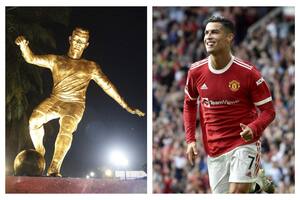 Por qué una estatua de Cristiano Ronaldo generó fuertes críticas en la India
