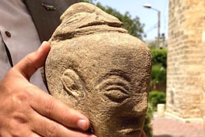 La estatua de la diosa Anat se encuentra expuesta en uno de los pocos museos de la Franja de Gaza