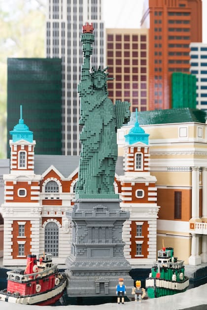 La Estatua de la Libertad en el mundo Lego. 