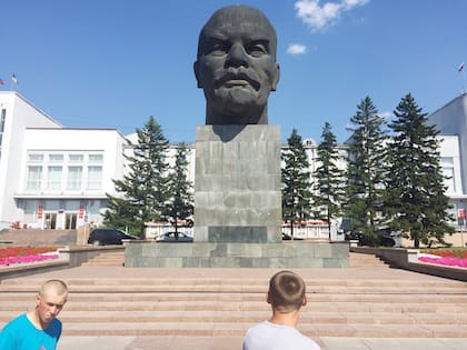 La estatua de Lenin, en Ulan-Ude, mide cuatro metros