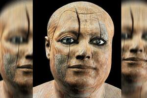 La sorprendente estatua egipcia de 4500 años hecha en madera y con ojos de cristal de roca
