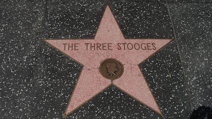 La estrella en el Paseo de la Fama de Hollyood de Los Tres Chiflados