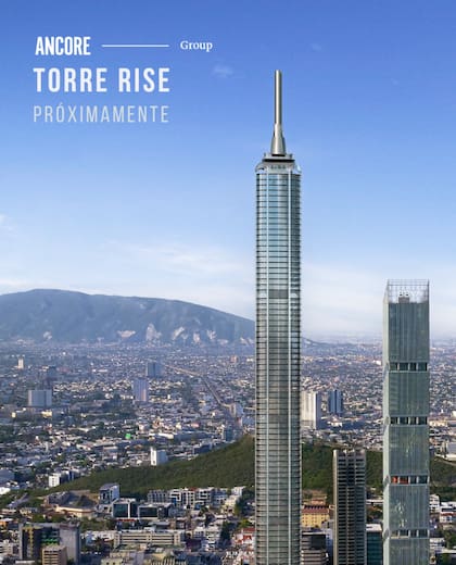 La estructura habitable de la torre alcanza los 408 metros de elevación