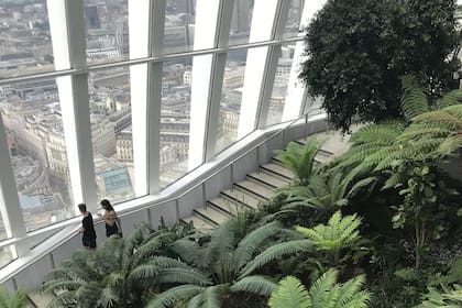 La estructura vidriada ofrece una panorámica de 360 grados de la ciudad de Londres.