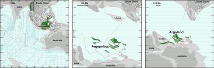 La evidencia más clara era el hueco que dejó el sector que se separó: una cuenca ubicada en las profundidades del océano, al oeste de Australia