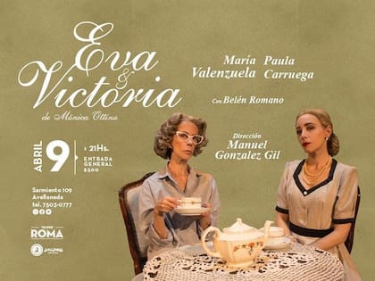 La Evita más reciente fue la que interpretó Paula Carruega en enero de 2022 para la obra "Eva y Victoria" junto a María del Carmen Valenzuela.
