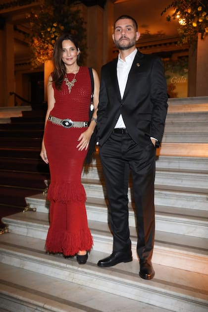 La ex modelo Astrid Muñoz y el diseñador industrial Cristian Mohaded.