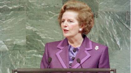 La ex primera ministra Margaret Thatcher había advertido de las implicaciones de los gases de efecto invernadero.
