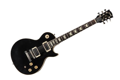 La exclusiva Gibson Les Paul negra de 1989.