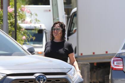 La exmodelo recibi esta semana a su hijo, Chino Darn, y a su nuera, la actriz espaola rsula Corver.