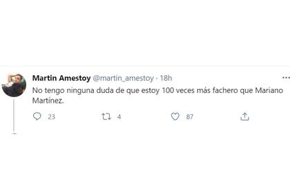 La expareja de Silvina Escudero escribió una serie de tuits sobre los rumores de romance de ella con Mariano Martínez