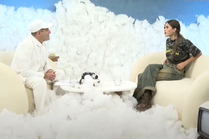 La exparticipante de Gran Hermano Julieta Poggio junto al conductor Mariano Iúdica