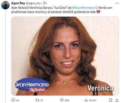 La exparticipante de Gran Hermano tenía 48 años y fue hallada sin vida en su domicilio