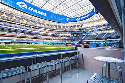 La experiencia en una de las 260 suites exclusivas es la principal oferta del SoFi Stadium, además de la pantalla 360 grados con calidad 4K que es única en el mundo