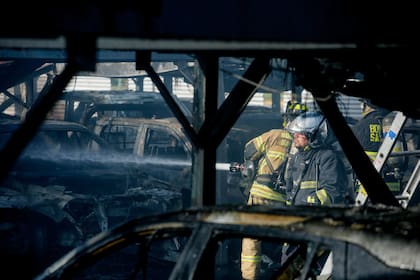 La explosión dejó una escena desvastadora en una ruta de Chile.