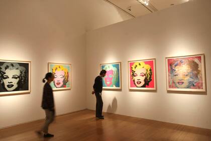 La exposición de Andy Warhol en el Malba, organizada en colaboración con el museo Andy Warhol de Pittsburgh, en 2009.