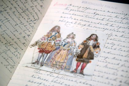 Bocetos y escritos en los diarios de la Reina Victoria