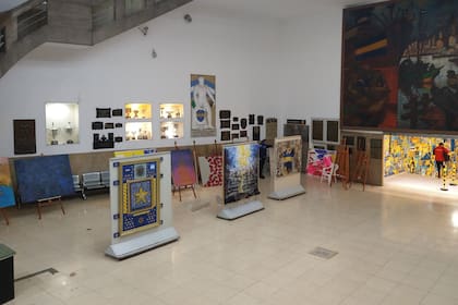 La exposición tendrá lugar en el hall central de la Bombonera hasta el 7 de julio.