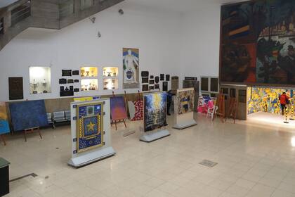 La exposición tendrá lugar en el hall central de la Bombonera hasta el 7 de julio.