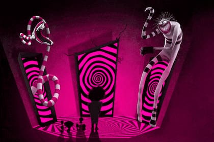 La exposición tiene la impronta característica del director de "El joven manos de tijeras" y "Charlie y la fábrica de chocolate"