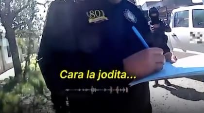 La expresión del padre al enterarse del monto de la multa (Foto: Captura de video)