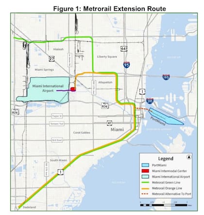 La extensión que propone hacer la TPO en Miami