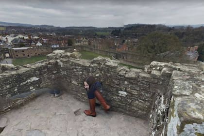 La extraña figura aparecida en el castillo de Ludlow, Inglaterra