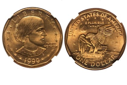 La extraña moneda de un dólar de 1999 es una de las más buscadas por los numismáticos