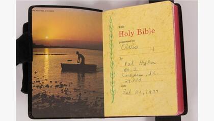 La extraordinaria cifra por la que se vendió la biblia de Elvis Presley (Fuente: Museo de la Biblia)