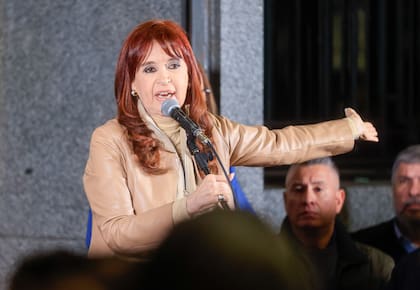 La exvicepresidenta Cristina Kirchner