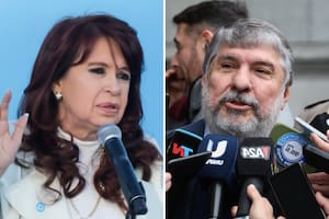 La exvicepresidenta Cristina Kirchner junto al senador nacional de Unión por la Patria (UxP), José Mayans