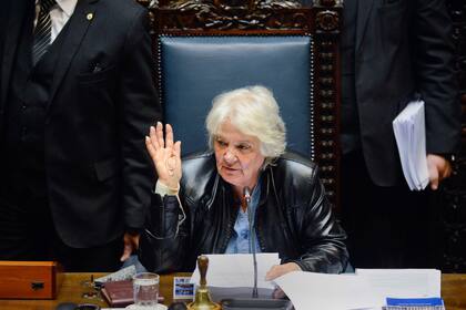 La exvicepresidenta de Uruguay Lucía Topolansky