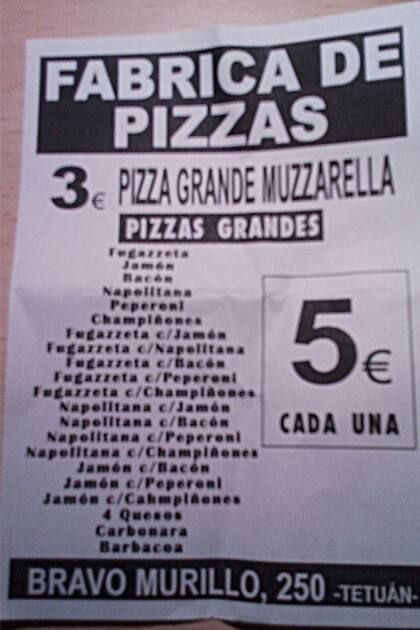 La fábrica de pizzas