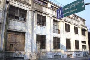 La fábrica que luego fue demolida