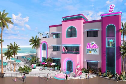 La fabulosa casa de Barbie en la playa