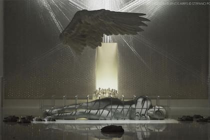 La fabulosa puesta de Stefano Poda para la ópera Nabucco en el Teatro Colón de la Ciudad de Buenos Aires.