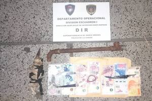 La faca y otros elementos secuestrados