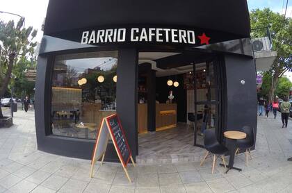La fachada de Barrio Cafetero