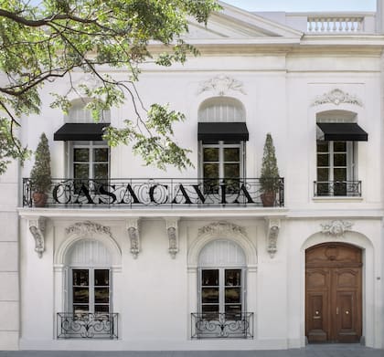 La fachada de Casa Cavia