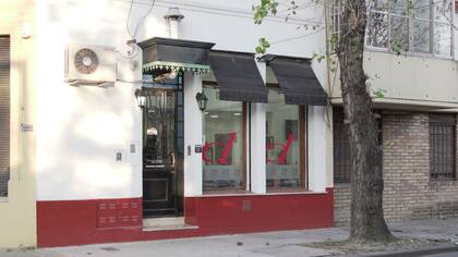 La fachada de la peluquería