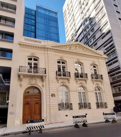 La fachada de la Mansin Mihura, remodelada (Facebook: Belle Epoque - La Argentina del Centenario)