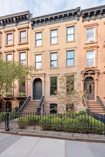 La fachada de la propiedad de
estilo italiano del siglo XIX