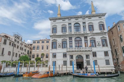 La fachada del
Aman Venice Hotel, donde
planea alojarse la pareja.
La noche en la suite Grand
Canal tiene un costo de
11.600 dólares.