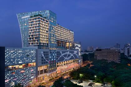 La fachada del Jen by Shangri La Orchardgateway Singapur